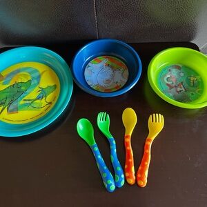 Dr Seuss Toddler Holographic Meal Set